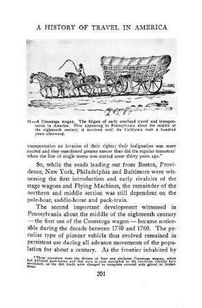54. A Conestoga wagon approaching Baltimore. - Sm. C. German. c. 1825