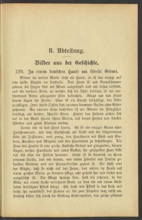 II. Abteilung