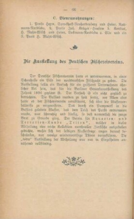 Die Ausstellung des Deutschen Fischereivereins