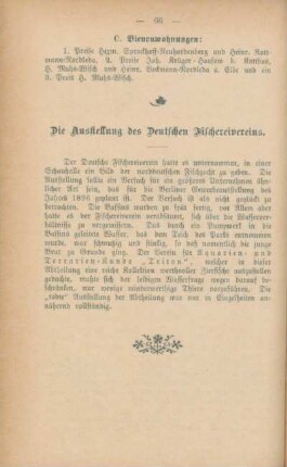 Die Ausstellung des Deutschen Fischereivereins
