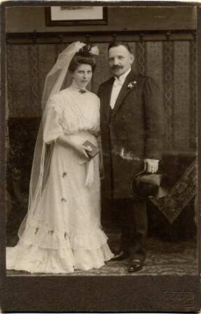 Hochzeitspaar aus Bautzen : Njewjesćinski por: Wjelsec z Budyšina