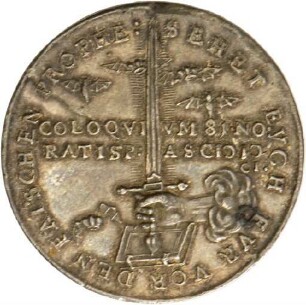 Medaille auf das Regensburger Konfessionsgespräch, 1601