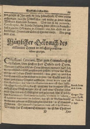 Nützlicher Gebrauch des erklärten Textes [...]