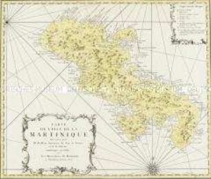 Carte de l'Isle de la Martinique