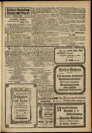 Zweite Ausgabe vom Samstag, den 07. Dezember 1918.