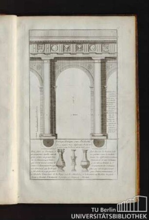 23. Portique Dorique sans Piedestal.