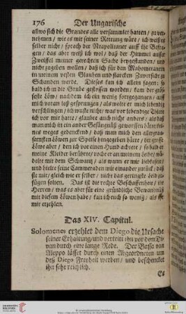 Das XIV. Capitul