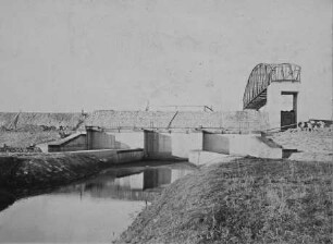 Bau des alten Laake-Dükers/Mittellandkanal