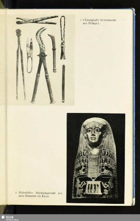 1 Chirurgische Instrumente aus Pompeji