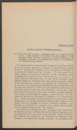 Actualidad internacional