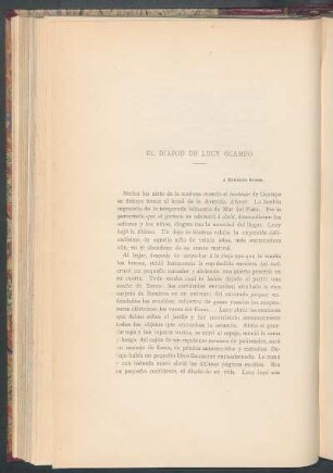 El diario de Lucy Ocampo