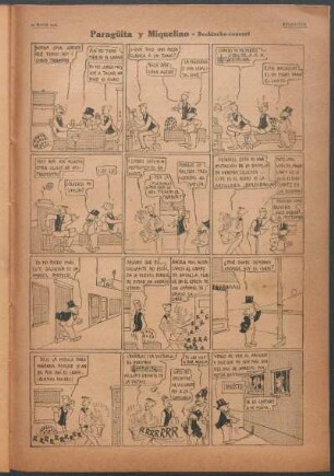 Paragüita y Miquelino. - [Cómic] : Bochinche-concert