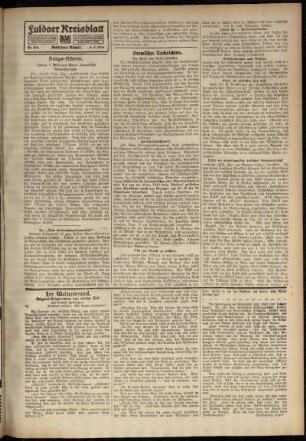 Dritte Ausgabe vom Samstag, den 02. September 1916.