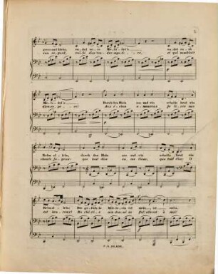 Immortellen : Gesänge für Contra-Alt oder Bass mit Begleitung des Pianoforte, 72. Mein