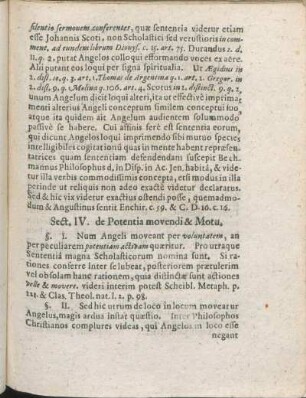 Sect. IV. de Potentia movendi & Motu.