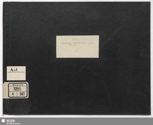 Trauer und Trost - Mus.7099-K-507 : Bartion, pf : op. 19 : GutD 21