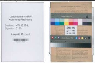 Entnazifizierung Richard Leupelt , geb. 14.04.1885 (Drechsler)