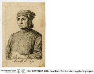 Portrait des Arnolfo di Cambio - Arnolfo Di Lapo, Porträt