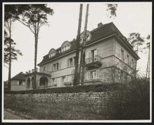 Landhaus Ludwig Traube, Berlin-Grunewald: Gartenseite