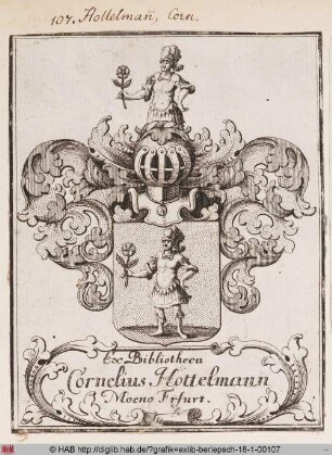 Wappen des Cornelius Hottelmann