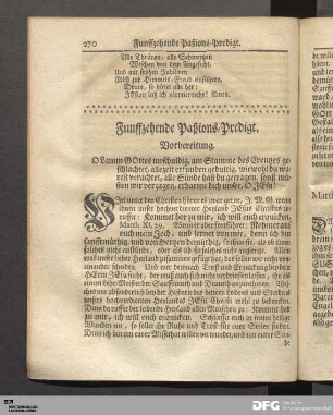 Funffzehende Paßions-Predigt.