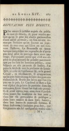 Refutation Plus Directe
