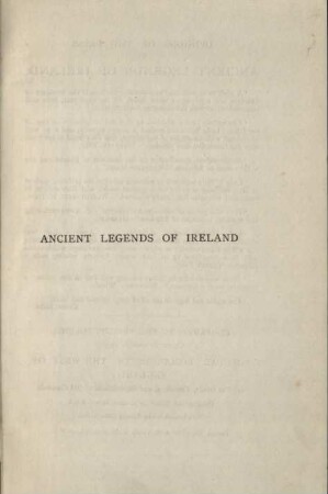 Ancient legends, mystic charms & superstitions of Ireland