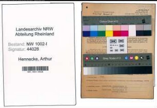 Entnazifizierung Arthur Hennecke, geb. 19.11.1888 (Huettendirektor)
