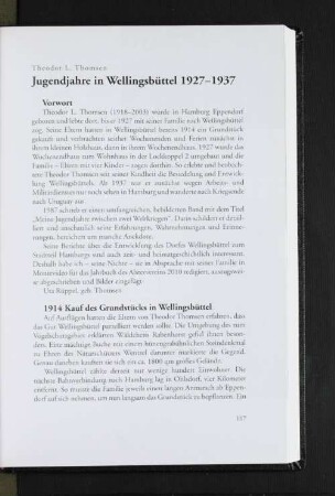 Jugendjahre in Wellingsbüttel 1927-1937
