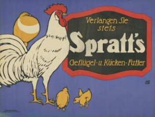 Verlangen Sie stets Spratt's Geflügel und Kücken Futter
