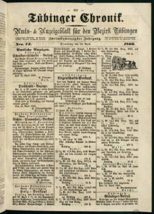 321-342, 15. April (Nr. 72) - 20. April (Nr. 75)