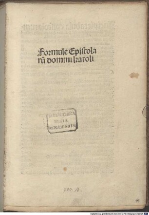 Epistulares formulae