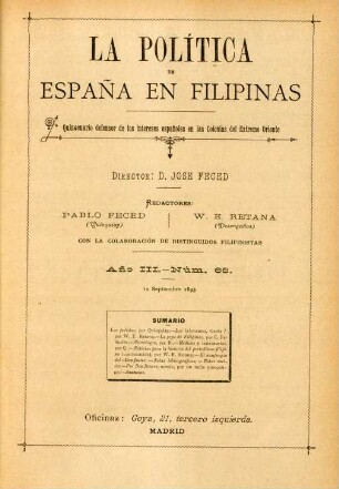 Núm. 68. 12 Septiembre 1893