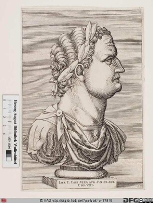 Bildnis ROM: Titus, 10. römischer Kaiser 79-81 (eig. Titus Flavius Vespasianus)