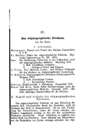 Das stigmograpische Zeichnen