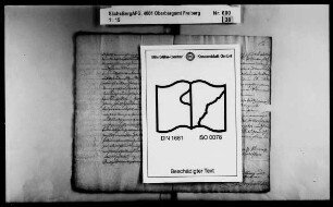 Untersuchung der von dem vorigen Röschensteiger Jakob Kreuziger angegebenen Ableitung der Wasser aus dem Kunstgraben zur Müdisdorfer Rösche