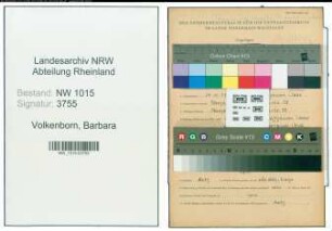 Entnazifizierung Barbara Volkenborn , geb. 24.11.1909 ()