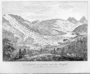 Goldau, Umgebung nach der Erdrutsch