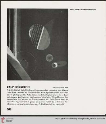 3: Das Photogramm
