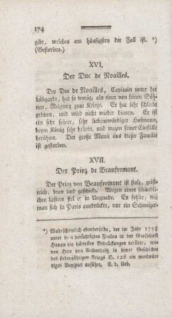 XVI. Der Duc de Noailles