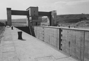Doppelschleuse Besigheim/Neckar im Bau