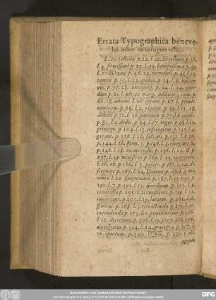 Errata Typographica benevolus lector ita corrigere ve[...]