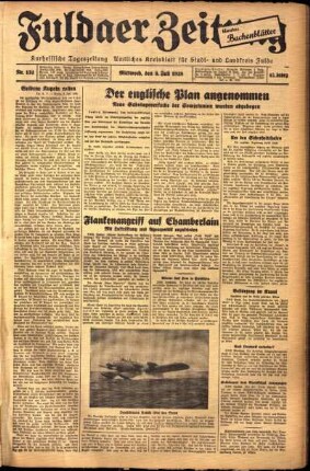 Ausgabe vom Mittwoch, den 06. Juli 1938.