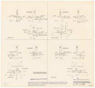 Technische Universität Berlin Elektrotechnische Institute, 2. Bauabschnitt: Pos. 38 Details 1:50