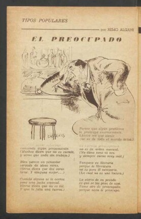 El preocupado : Tipos populares