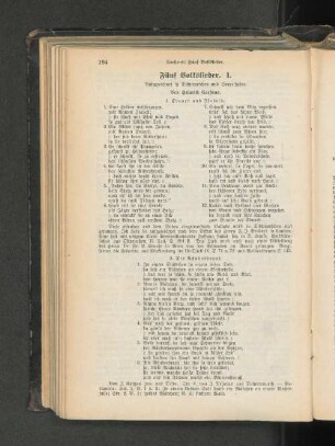 Fünf Volkslieder. I.