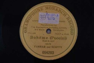 Bohême : Mimi lo son! / (Puccini)