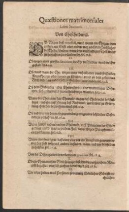 Quaestiones matrimoniales Libri Secundi.