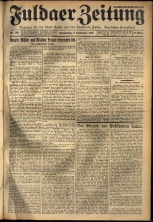 Ausgabe vom Donnerstag, den 06. September 1928.