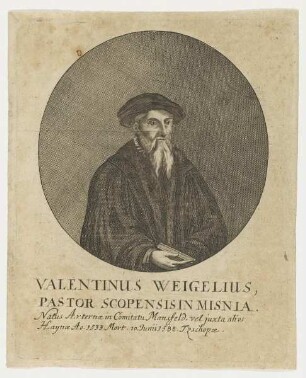 Bildnis des Valentinus Weigelius
